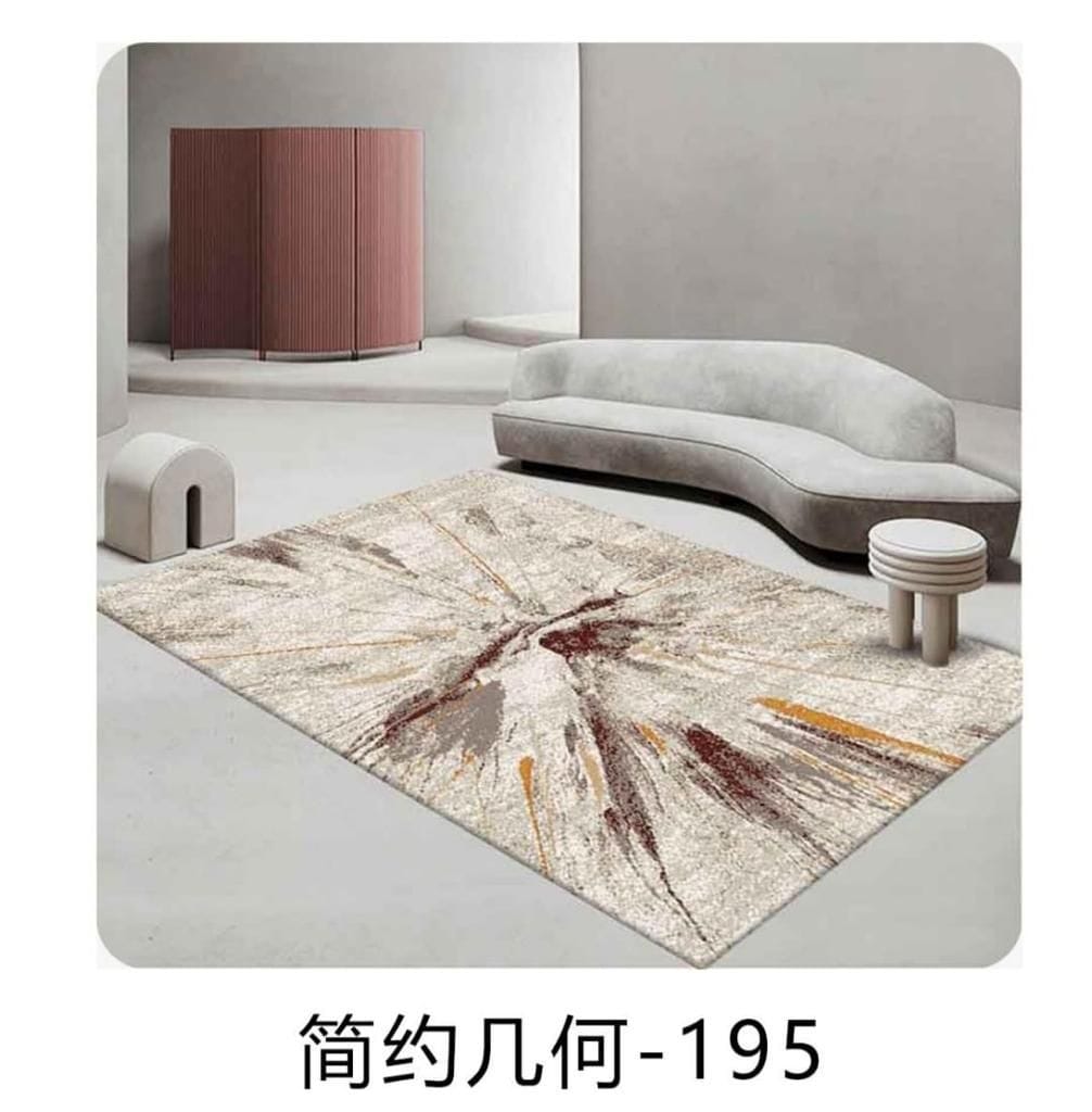 [🔥EXPERIENCE LUXURY FOR LESS 🤩🤩✨ !!! ] 1 Pc Size  7ftx 10ft Classy Brand New Stylish and Luxurious  New Arrival sweepable  Smooth Luxurious 3D carpet.That Matches perfectly With Your Home Decor