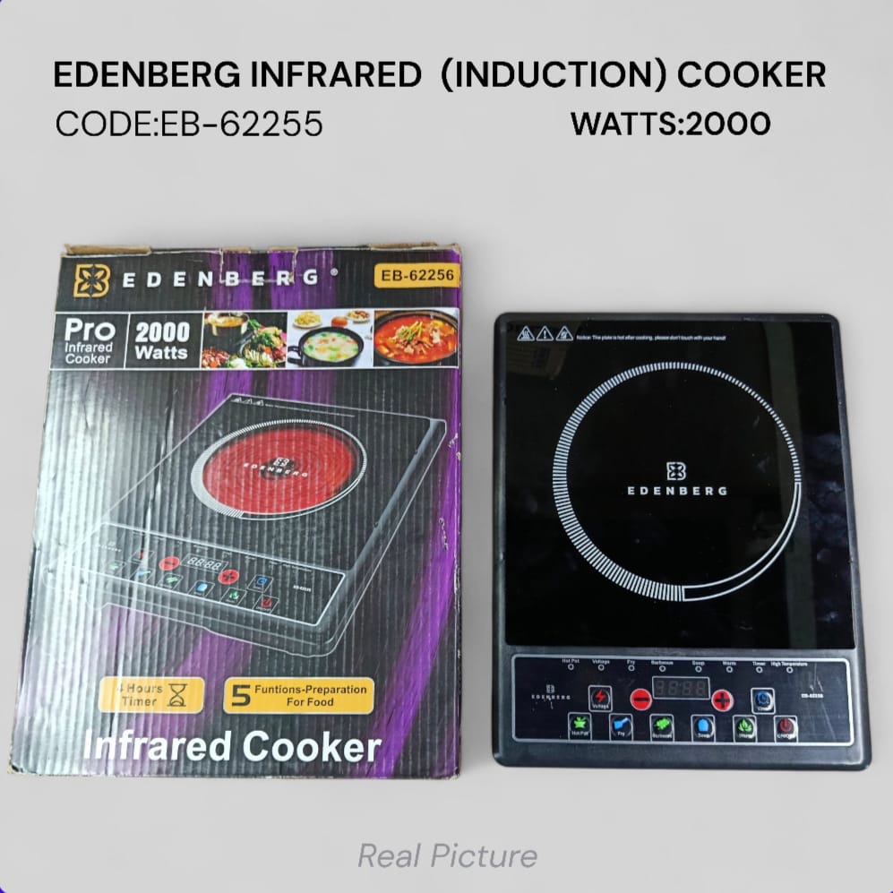 🔥 TODAY OFFER 🔥-Edenberg Pro Infrared Cooker Fast Heating Energy Saving Electric Cooktop Portable Safe Durable Kitchen Appliance