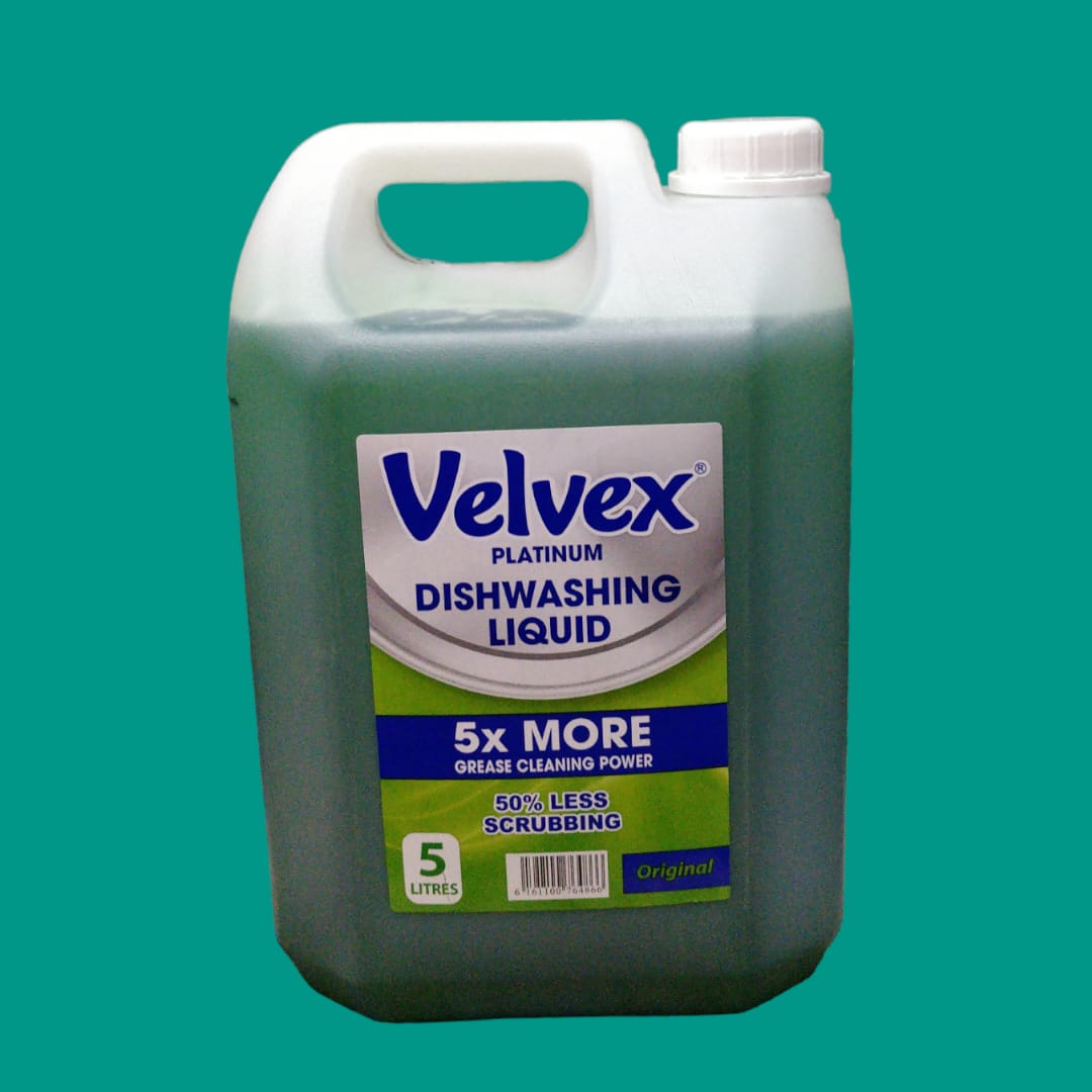 🎁 BONUS OFFER 🎁 Velvex Platinum Dishwashing Liquid 5L Powerful Grease Remover Long-Lasting Fresh Scent Kitchen Cleaning Solution