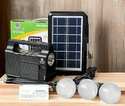 ▪️✨️NEW In✨️▪️Solar Energy System Kit Easy Power EP-0138 portable solar power lighting system with FM radio Rechargeable lithium battery and solar panel and bulbs😅✔️