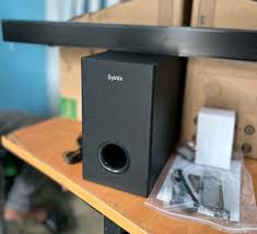 📍🪄Pro Sound🍂📍Synix Sound Bar Multimedia Woofer Speaker System SYN-SB560.Cystal Clear Sound
2.1 CH wireless Subwoofer
AUX input and optical input
USB input and HDMI ARC
Wireless Bluetooth connectio