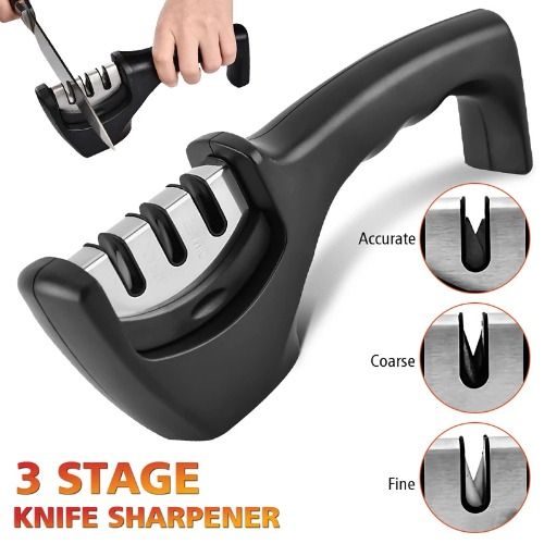 🌿New Arrivals 🌿Kitchen Knife Sharpener Scissors Knives Sharpening Tool.This has 4 kinds of sharpening functions that can sharpen kitchen knives and scissors.
This product can make your kitchen knife
