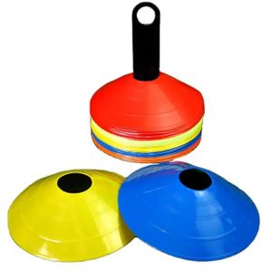 🧏BIG FUN🧏Quality Assorted Pieces Of Training Cones/ Markers.This agility disc cone set helps improve your speed and agility, ideal for soccer training equipment, coaching, practice, football, basket
