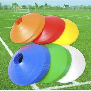 🧏BIG FUN🧏Quality Assorted Pieces Of Training Cones/ Markers.This agility disc cone set helps improve your speed and agility, ideal for soccer training equipment, coaching, practice, football, basket