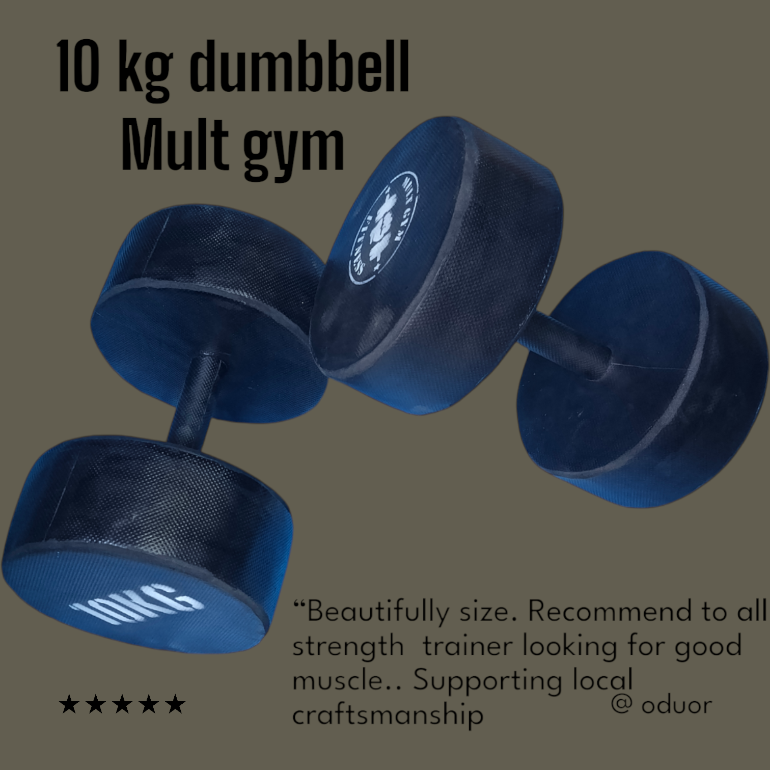 (BIGGEST OFFER OFFER!!!) 10KG DUMBBELL PAIR(set)
