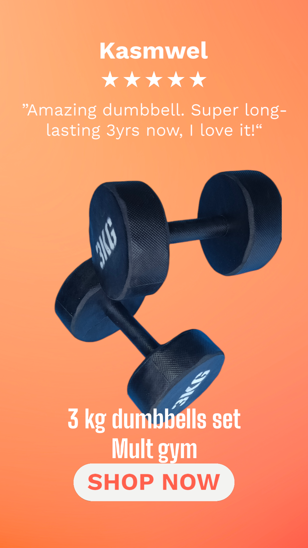 3kg Dumbell Set(biggest offer)