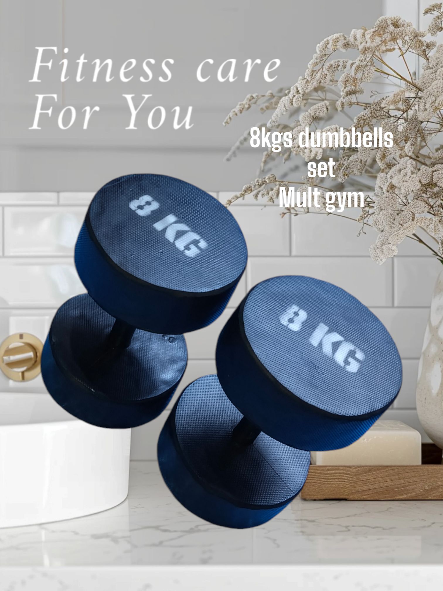 Generic Pair Of 8 KGS Dumbbells (2 Pieces)