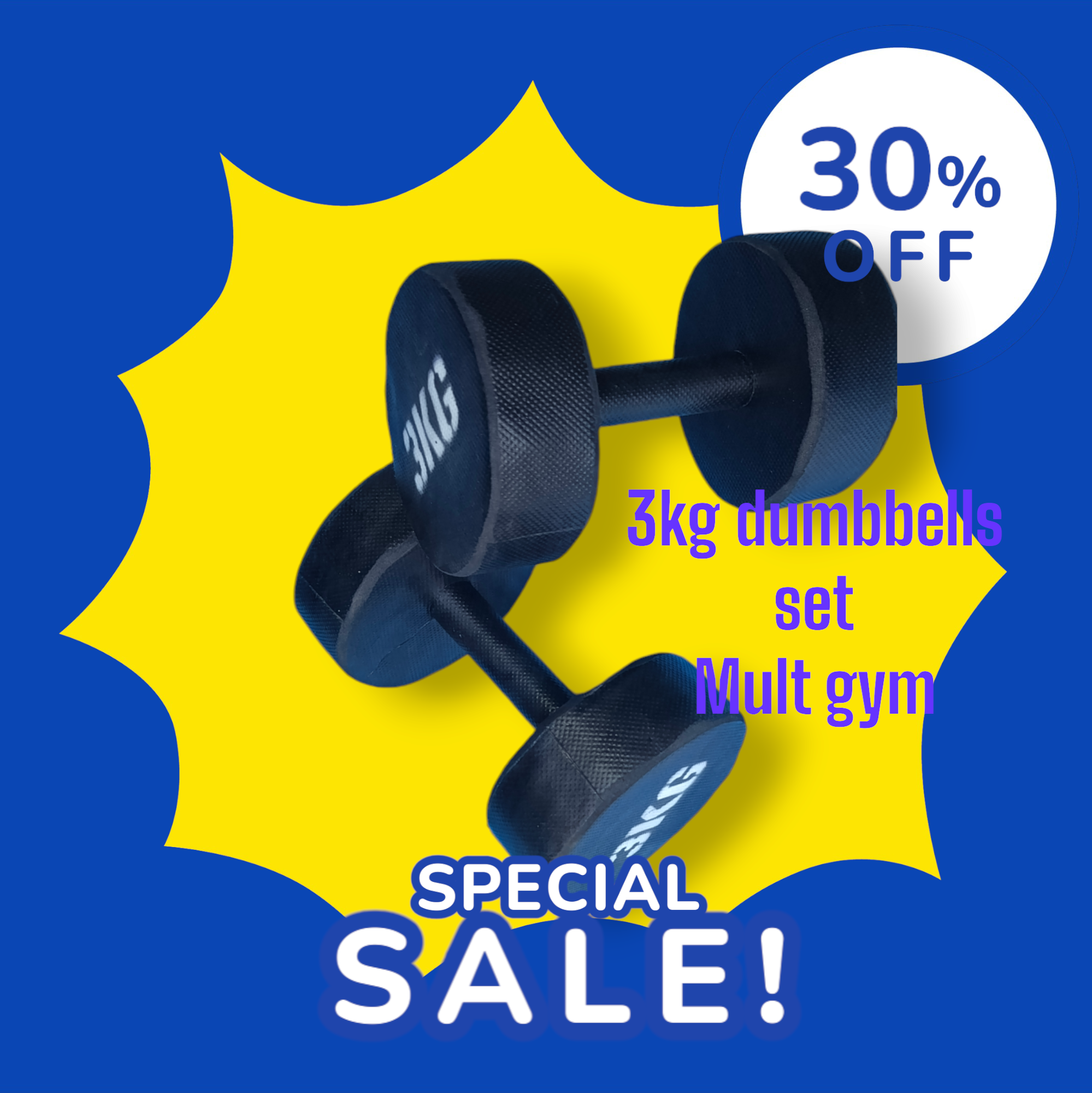 (BIGGEST OFFER OFFER!!) Generic Dumbells Sets