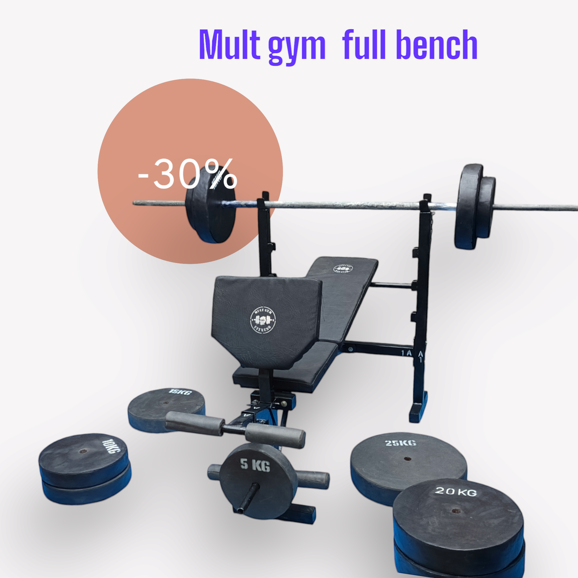 Home and commercial full gym set up