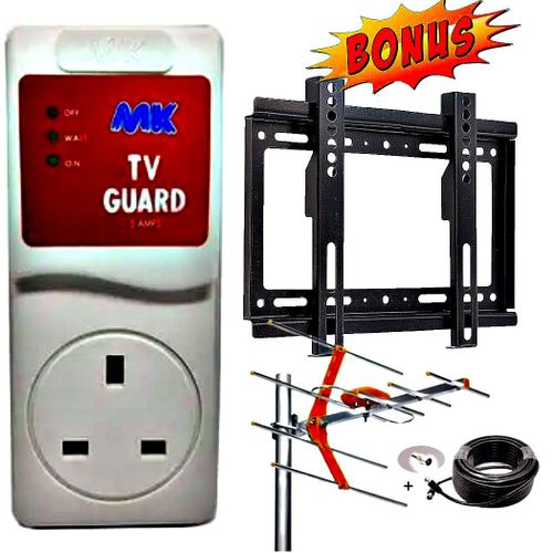 Black Friday Discounts for TV Guard Surge Power +TV EXTRA BONUS Wall