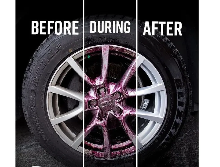 Wheel Cleaner 16oz - Tough Wheel Cleaning Spray For Car Wash Detailing | Rim Cleaner