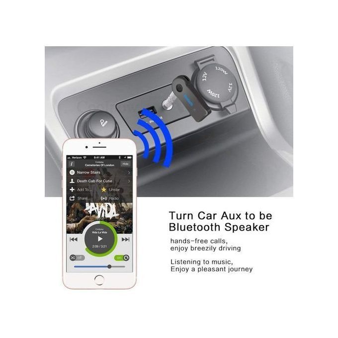Car Bluetooth Kit Wireless Music Audio Receiver