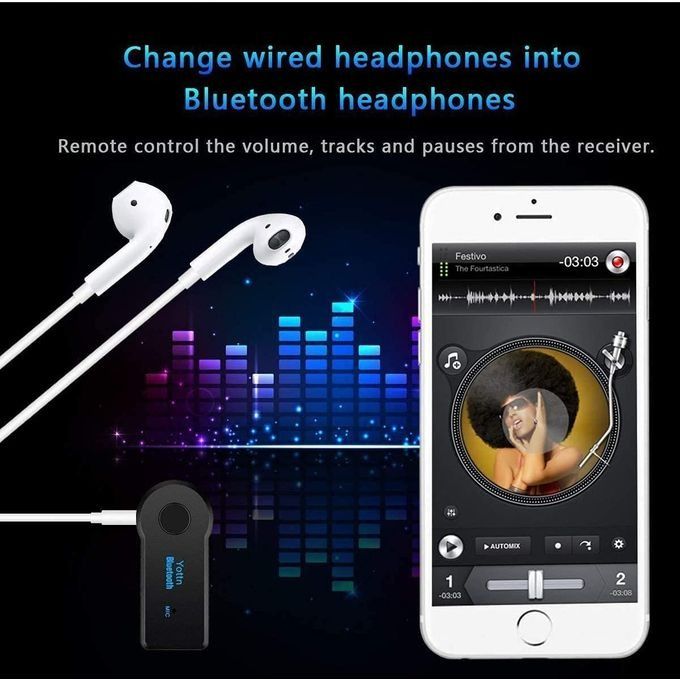 Car Bluetooth Kit Wireless Music Audio Receiver