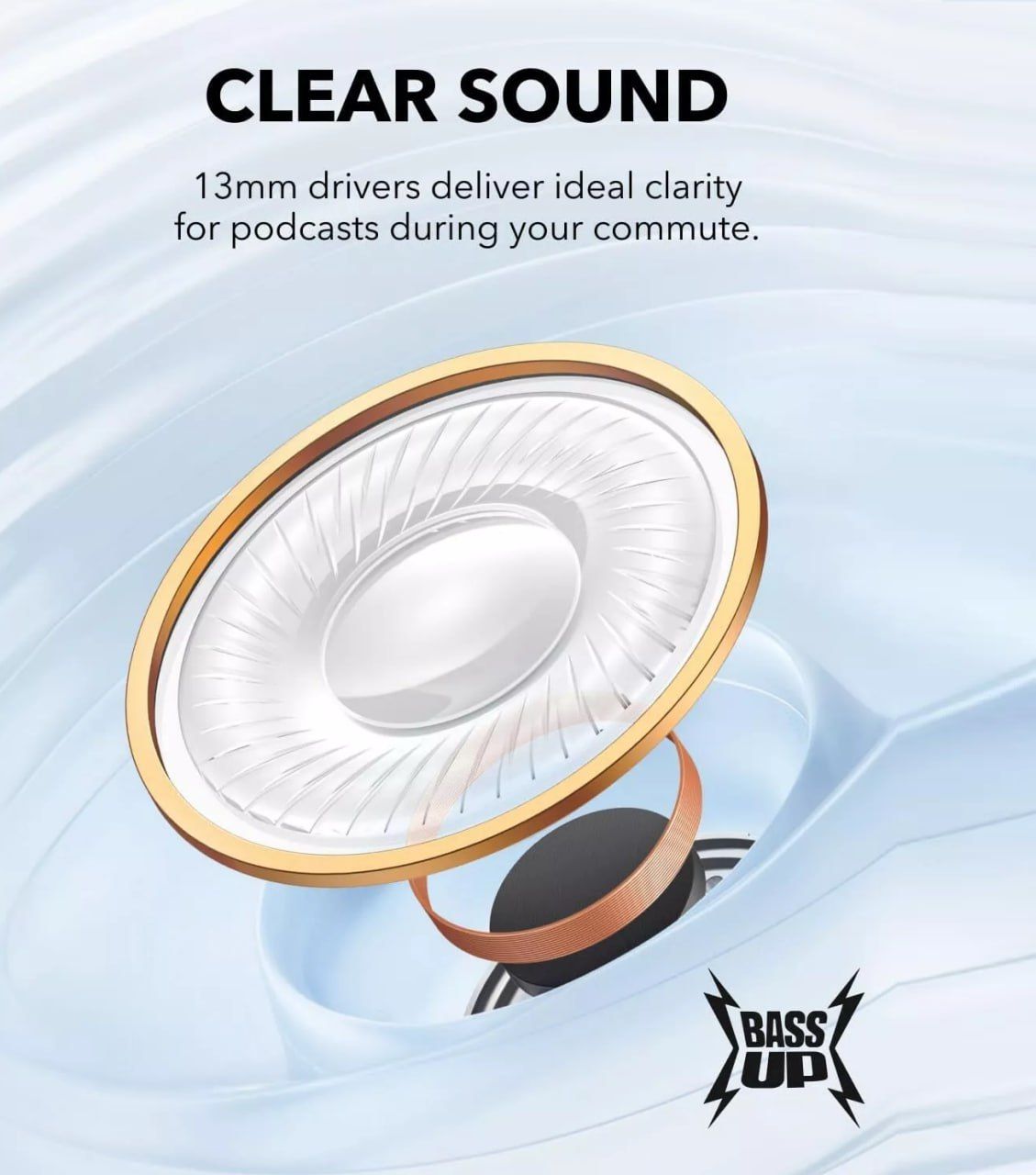 Soundcore by Anker K20i Earbuds with Mic 13mm Drivers TWS BT 5.3