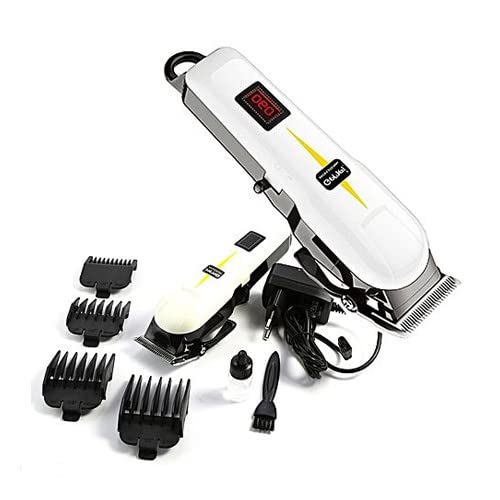 [3 GIFTS OFFERS] Geemy Shaving Machine / Wireless Shaving Machine-Kinyozi COMES WITH A FREE (Four Way Power Extension, Power Multy Plug AND ORAIMO Earphones)