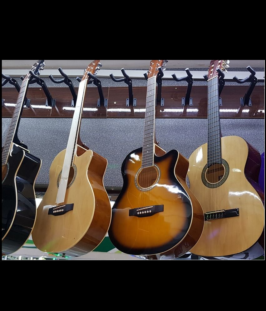 Non Semi Acoustic Size 40 Inches Box Guitar