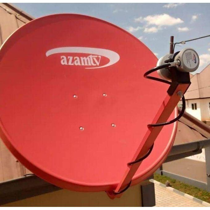 Azam Complete Full Kit Dish TV in Kenya + FREE TV Mounting Gear
