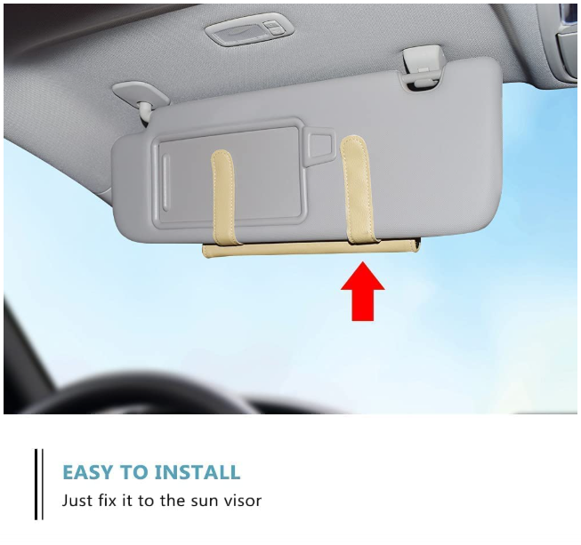 Detachi Car Tissue Holder, Sun Visor Napkin Holder, Car Visor Tissue Holder, Tissue Holder for Car