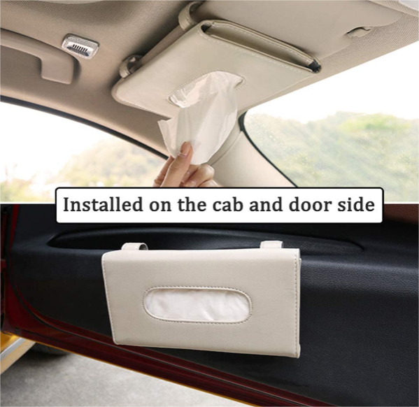 Detachi Car Tissue Holder, Sun Visor Napkin Holder, Car Visor Tissue Holder, Tissue Holder for Car