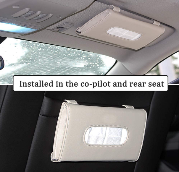 Detachi Car Tissue Holder, Sun Visor Napkin Holder, Car Visor Tissue Holder, Tissue Holder for Car