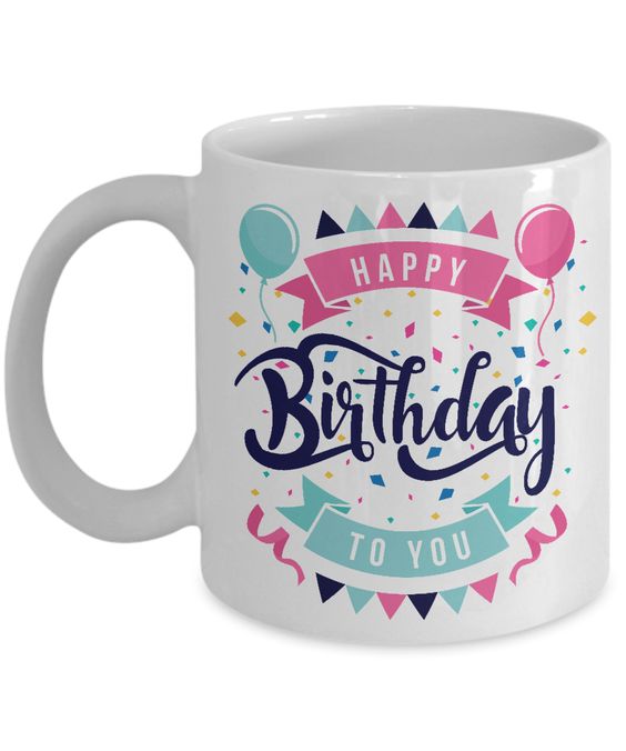 birthday coffee mug