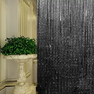 Desirable Life Decorative Door String Curtains Wall Panel Tassels Blinds Room Divider for Wedding Party Restaurant Home Salon,Kinyozi,Open Doors