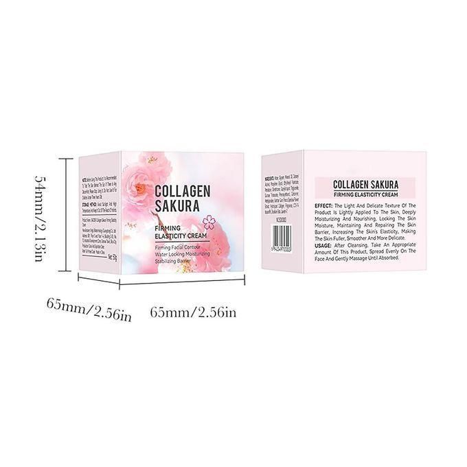Sakura Collagen Elastic Moisturizing Cream For , anti-wrinkle Cream, anti-aging facial Cream, moisturizing Cream, Sakura Cream, relieves skin tone, rejuvenates skin balance