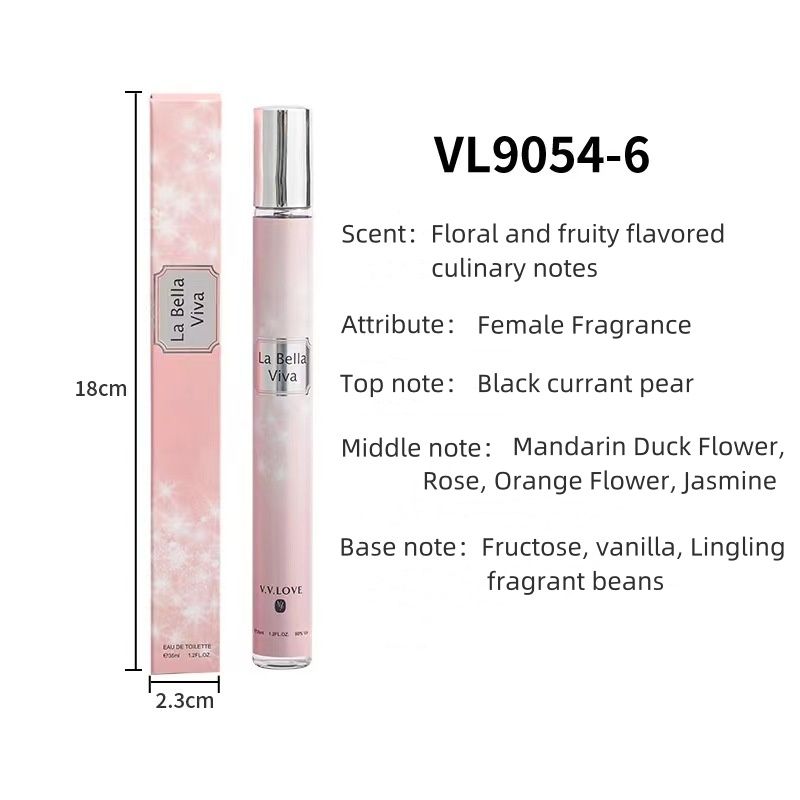 35ml*4 Bottle 4PCS  Ladies Perfumes Small test tube lady perfume Long lasting fragrance retention Easy to carry Perfumes