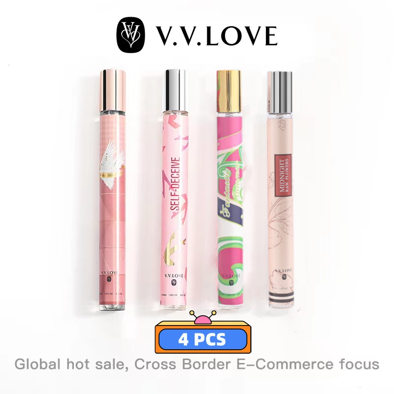 35ml*4 Bottle 4PCS  Ladies Perfumes Small test tube lady perfume Long lasting fragrance retention Easy to carry Perfumes