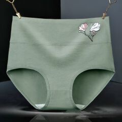 4pcs Women's pure cotton underwear Women's triangle pants New high waisted underwear Women's Clothing Ladies Panties
