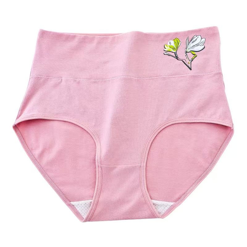 4pcs Women's pure cotton underwear Women's triangle pants New high waisted underwear Women's Clothing Ladies Panties