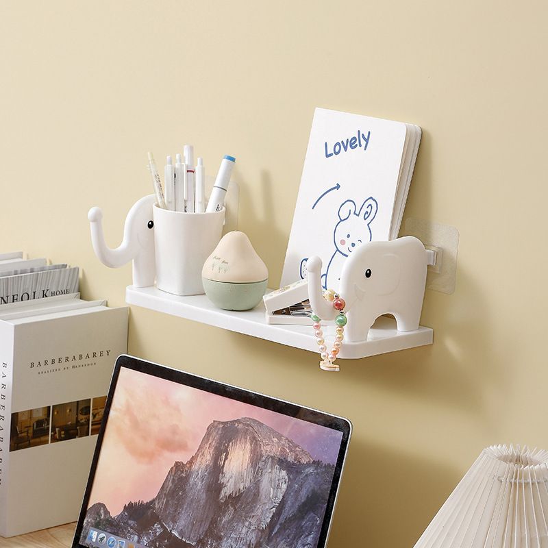 Storage shelf free punching wall hanging storage shelf Kitchen toilet drain study multi-workStorage rack