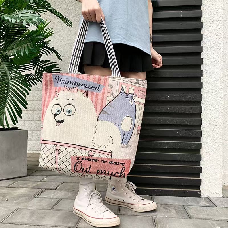 Large capacity shoulder bag canvas bag Crossbody bag for women handbags
