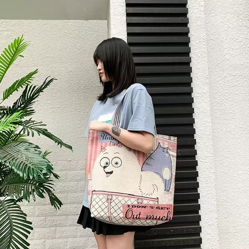 Large capacity shoulder bag canvas bag Crossbody bag for women handbags