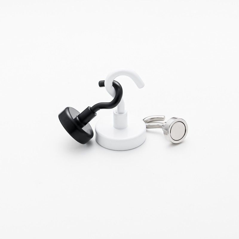 2PCS Magnetic Suction Hook Kitchen Refrigerator Storage Seamless  Hole Free Magnetic Suction Cup Holder Strong Magnetic Hook