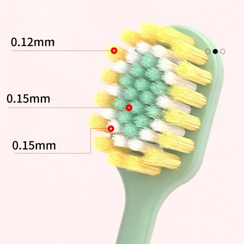 8PCS Adult Soft  Manual Toothbrushes Household Wide Head Personal Care Teeth Cleaning Tool Oral Care