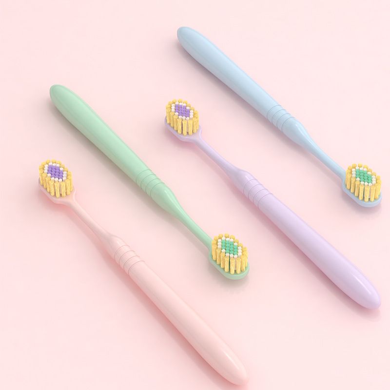 8PCS Adult Soft  Manual Toothbrushes Household Wide Head Personal Care Teeth Cleaning Tool Oral Care