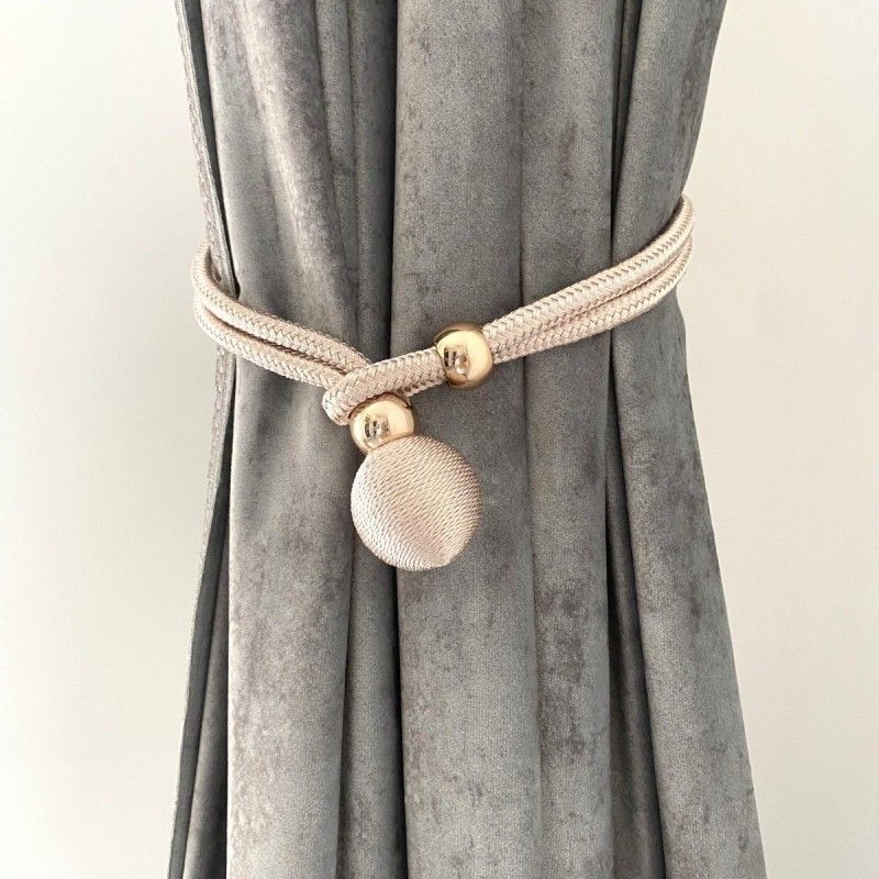 A Pair Adjustable Curtain Tiebacks Curtain Straps Light Luxury And Simple Tied With Ropes Tied With Gauze Curtains  Fixed With Curtain Straps