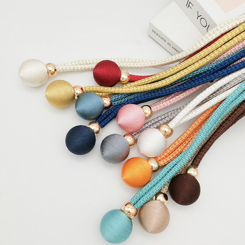 A Pair Adjustable Curtain Tiebacks Curtain Straps Light Luxury And Simple Tied With Ropes Tied With Gauze Curtains  Fixed With Curtain Straps