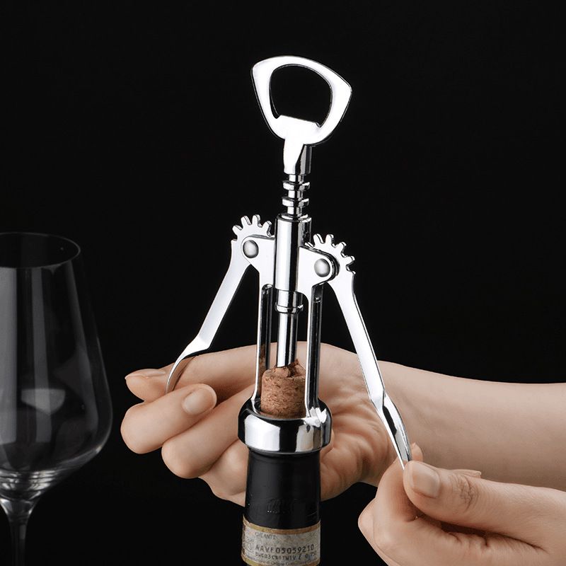 Wine Opener Corkscrews Bottle Opener Household Multifunctional Beer Opener Stainless Steel Seahorse Knife
