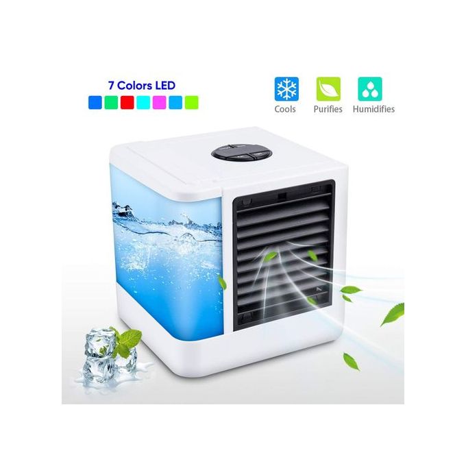 USB Portable Air Conditioner Humidifier Purifier 7 Colors