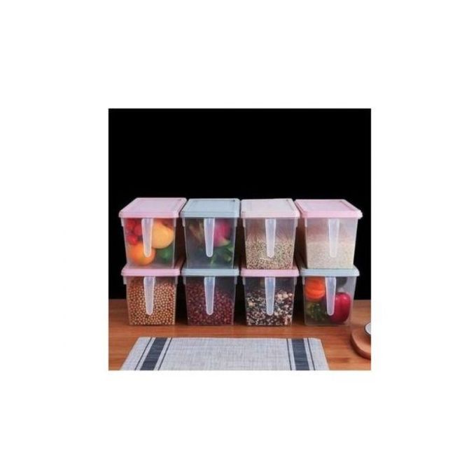 Cereal Container With Lid And Handle
