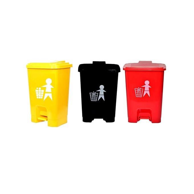 Heavy Duty Pedal Dustbin 50 Ltr Black