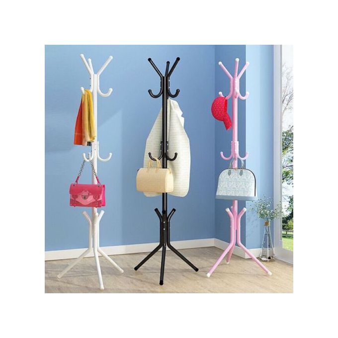 Multipurpose Handbags Hanger , Scurf, Hats And Coat Stand - black