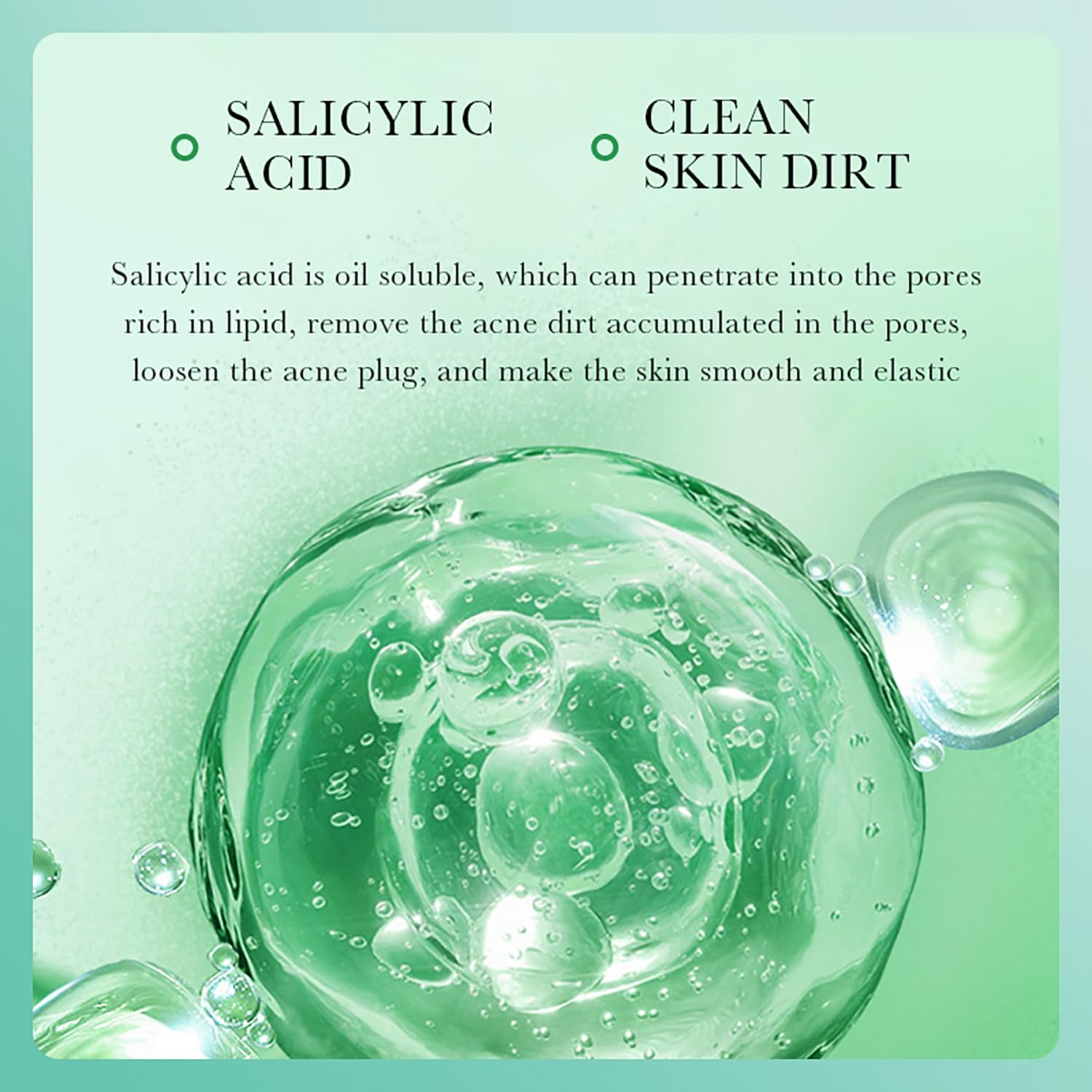 BIOAQUA 3 in 1,Salicylic Acid Acne Treatment,Oil Control Combo, Salicylic Cleanser+Salyclic Essence +Cream 20g Fades Acne Marks, Eliminates Pimples, Soothes Redness, Shrink Pores Black Heads, Pimples