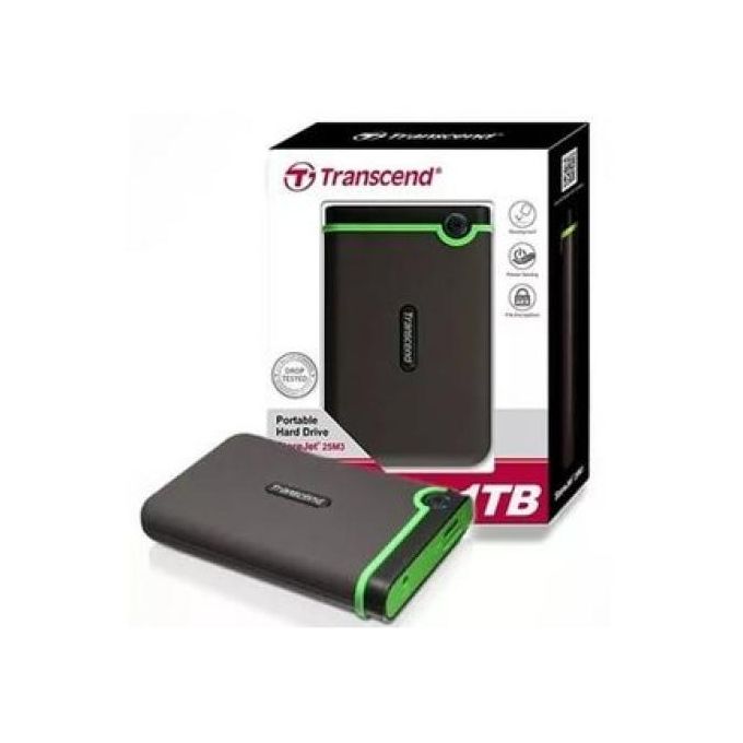 Transcend Portable Hard Drive - 1TB USB 3.1