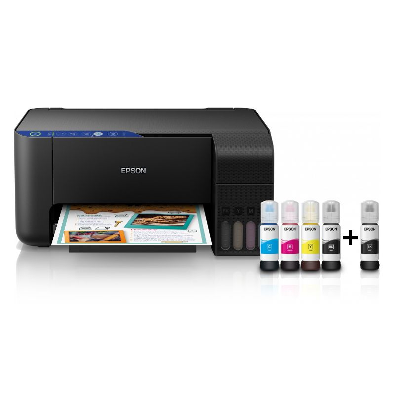 Epson EcoTank L3211 A4 All-in-One Ink Tank Printer, Print, Scan, Copy