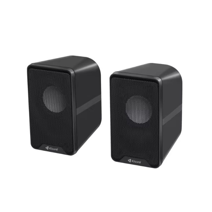Kisonli KS-11 Wired RGB Multimedia Speaker for Phones, PC and Laptops – 3W / 2.0 Channel