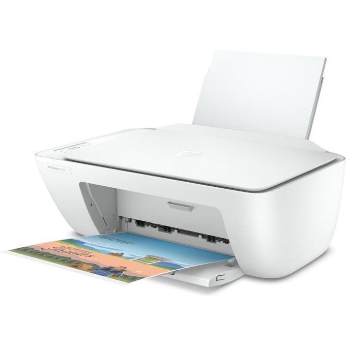 HP DeskJet 2320 All-in-One Printer, Print, Copy, Scan, USB Interface, White (1YR WRTY)
