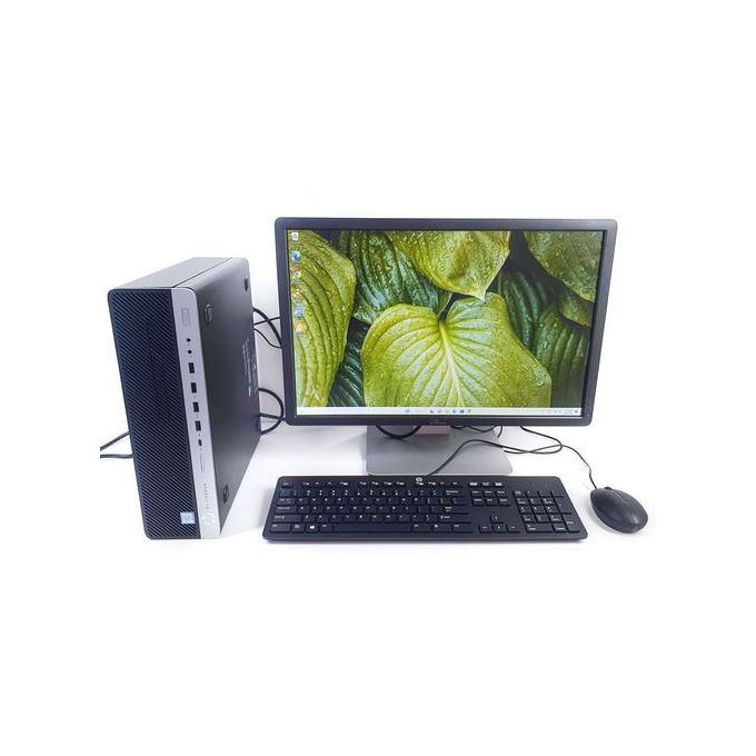 HP Refurbished EliteDesk 800 G3 Core I5 6TH Gen 8GB 500GB 3.2GHz SFF Desktop + 20 Inch Monitor (6 Months WRTY)